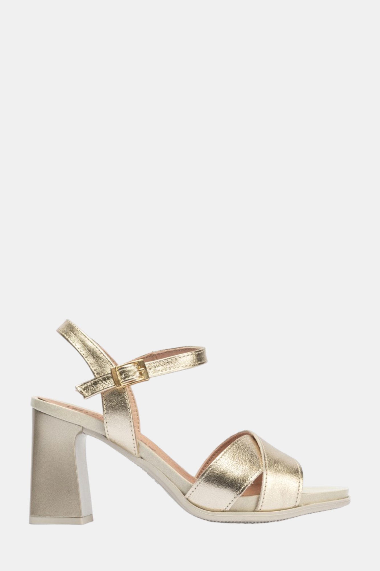 PITILLOS 5700 GOLD LEATHER HEELED SANDAL