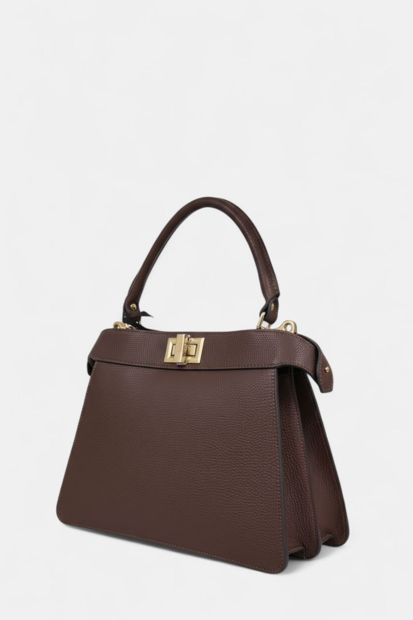 MARLON MELANIA BROWN LEATHER BAG