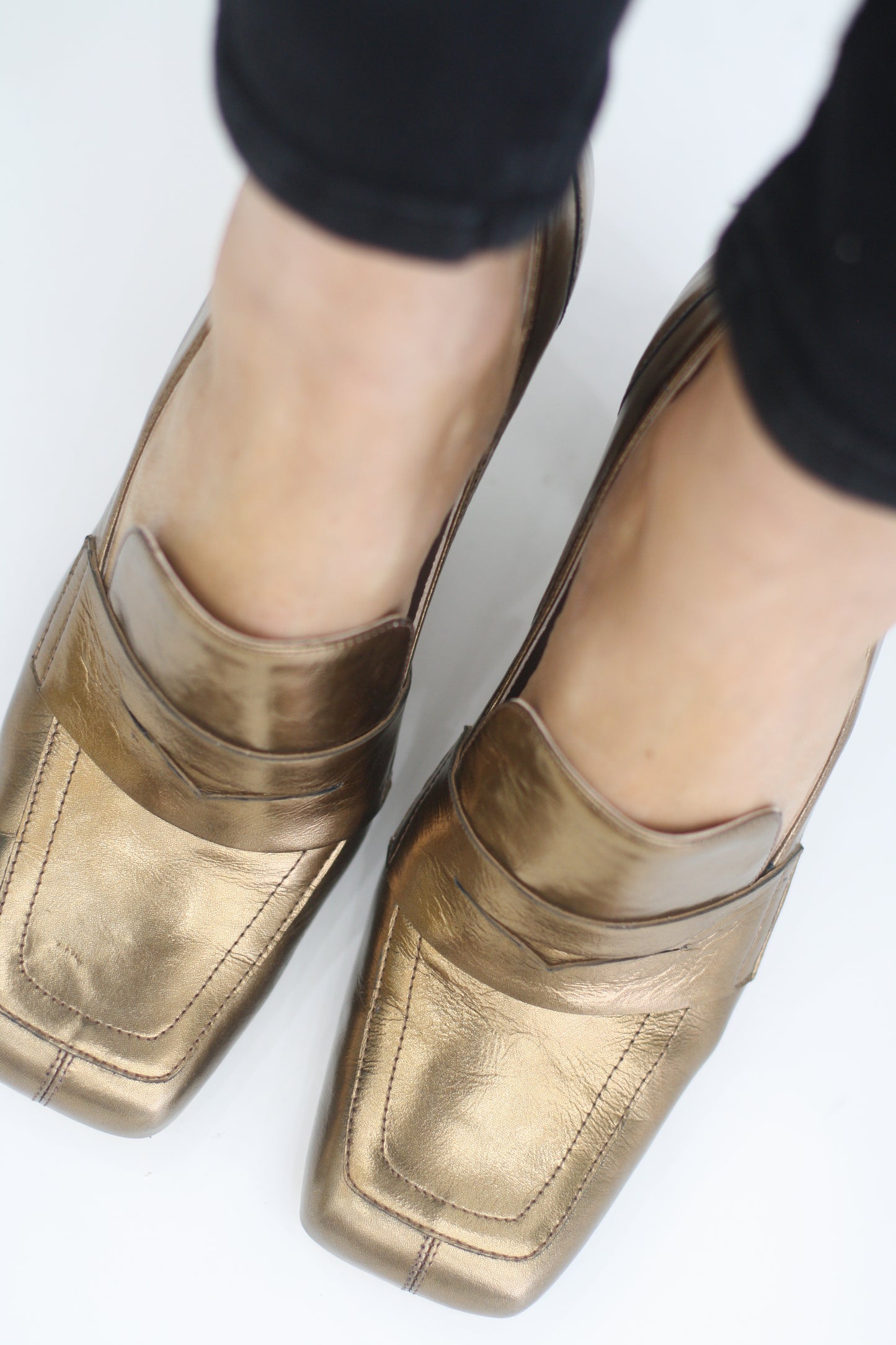 LODI LOVE MAIDEN BRONZE BLOCK HEEL