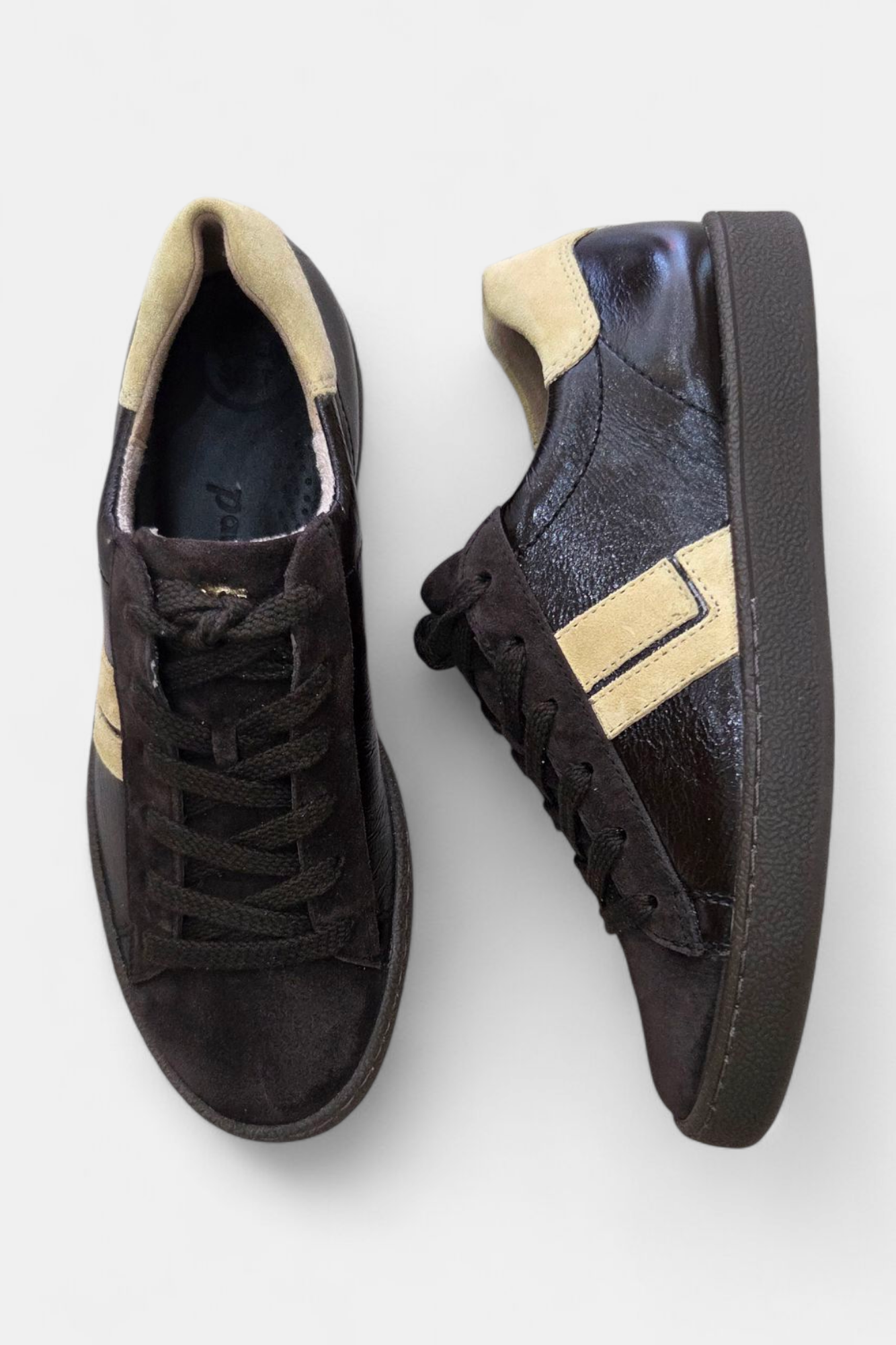 PAUL GREEN 5464 MOCHA TRAINER