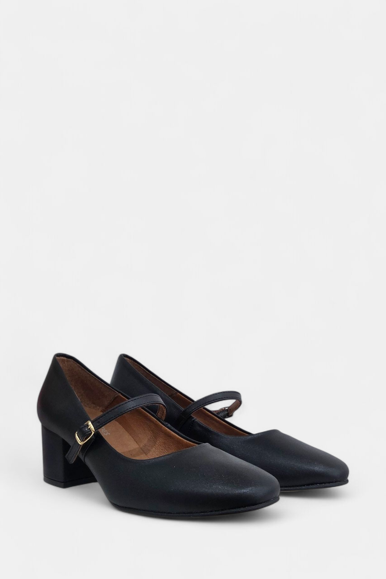 DANCING SHOES LEATHER BLACK