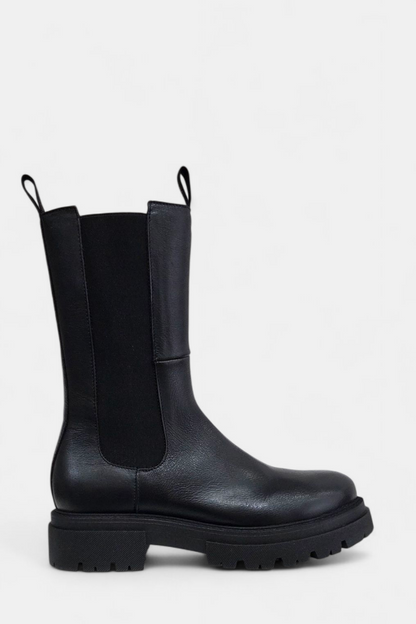 BLACKSTONE SMILLA HIGH BLACK LEATHER CHELSEA BOOT