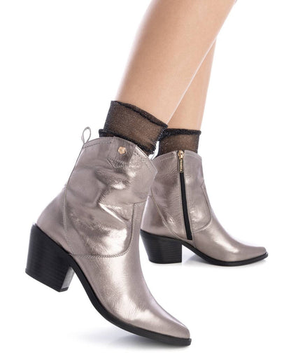 CARMELA 161776 PEWTER LEATHER BOOT