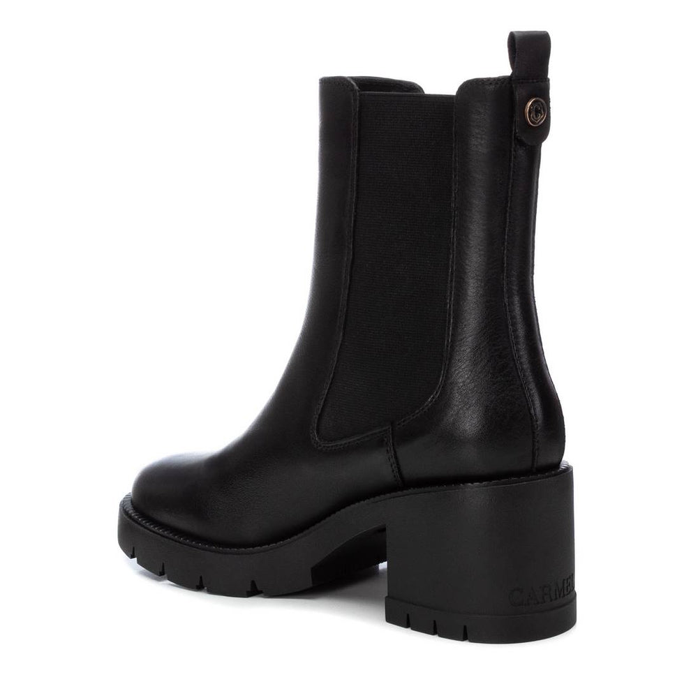 CARMELA 161902 BLACK LEATHER BHELSEA BOOT