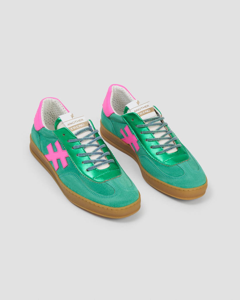 ANOTHER TREND GREEN/PINK TRAINER