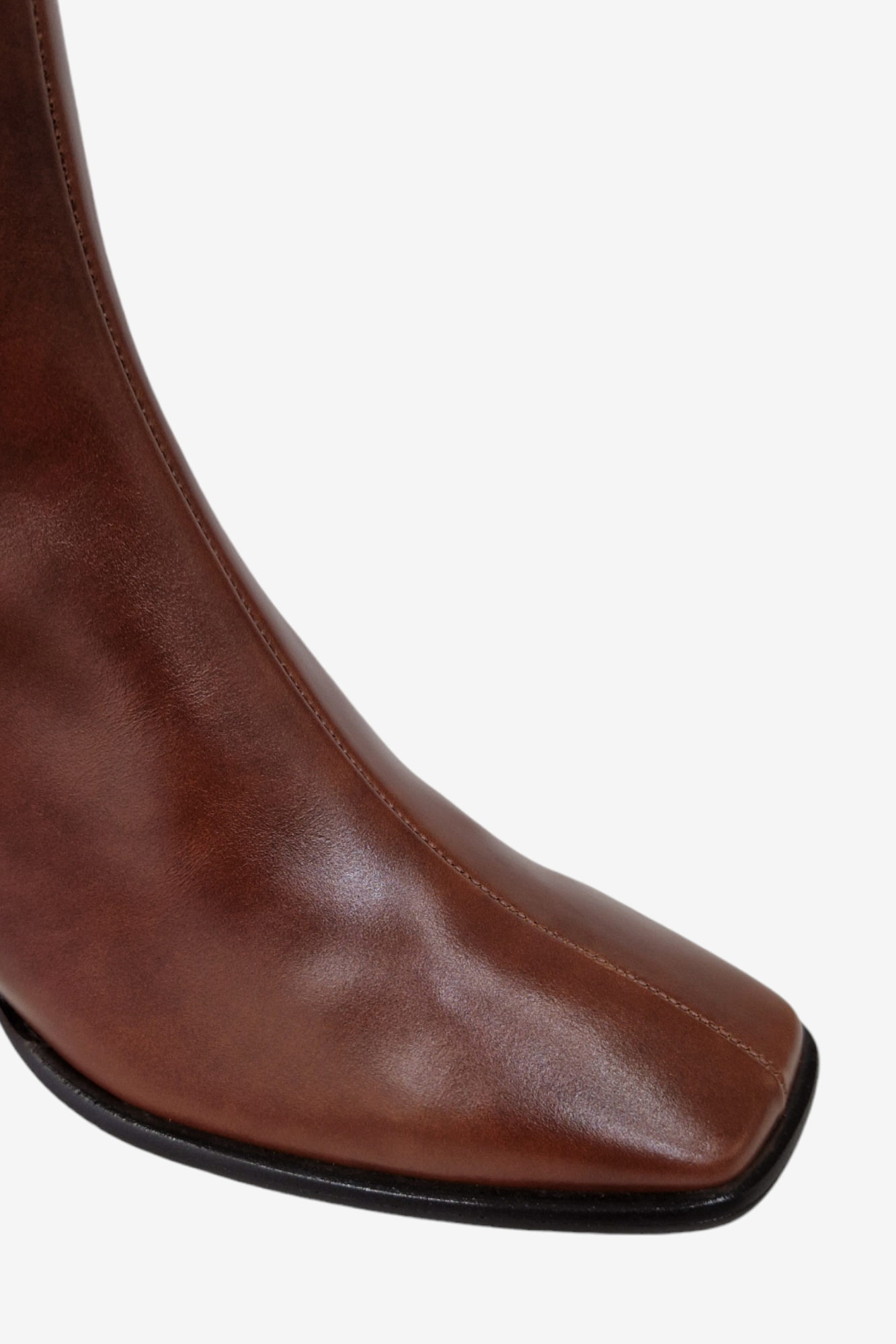 ANGEL ALARCON CHOCOLATE BROWN LEATHER BOOT