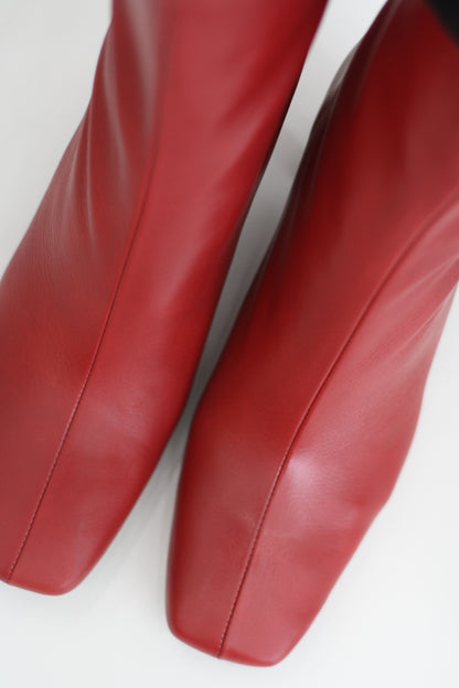 ANGEL ALARCON ALAND RED LEATHER BOOT