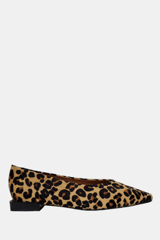 ANGEL ALARCON NAYUPE LEOPARD PONYHAIR PUMP