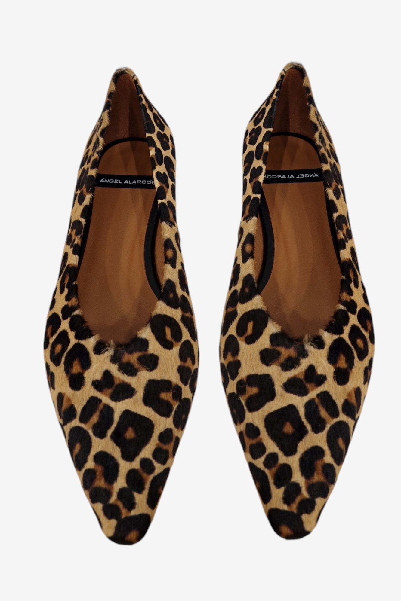 ANGEL ALARCON NAYUPE LEOPARD PONYHAIR PUMP