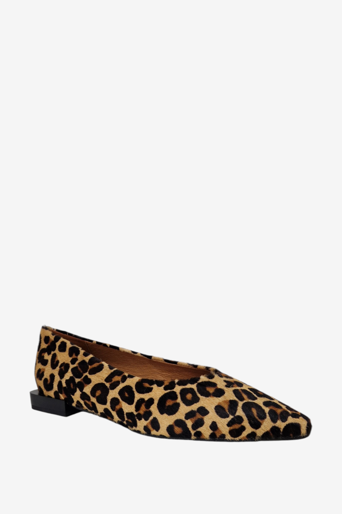 ANGEL ALARCON NAYUPE LEOPARD PONYHAIR PUMP