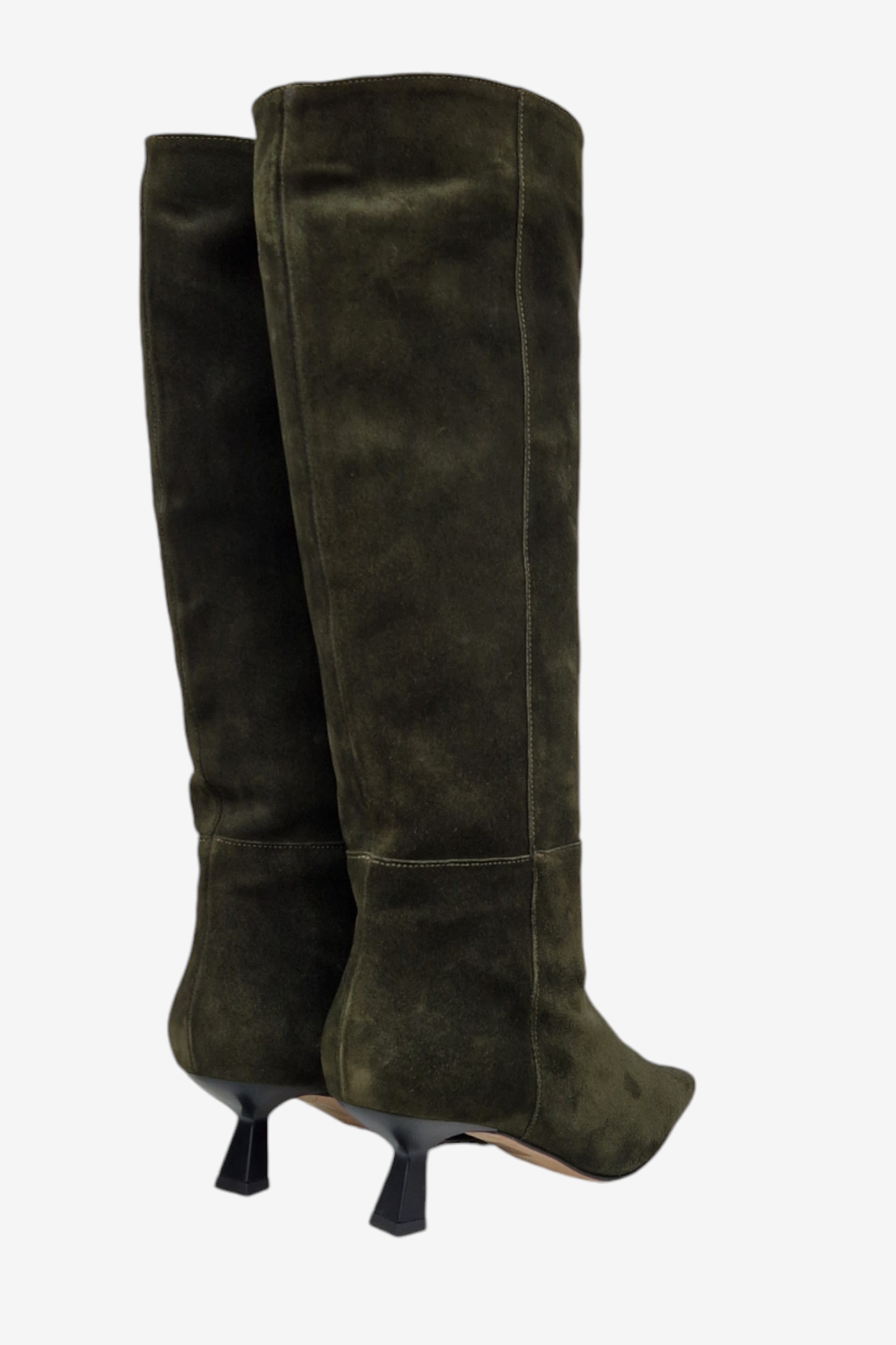 ANGEL ALARCON 24545 KHAKI GREEN SUEDE KNEE HIGH BOOT