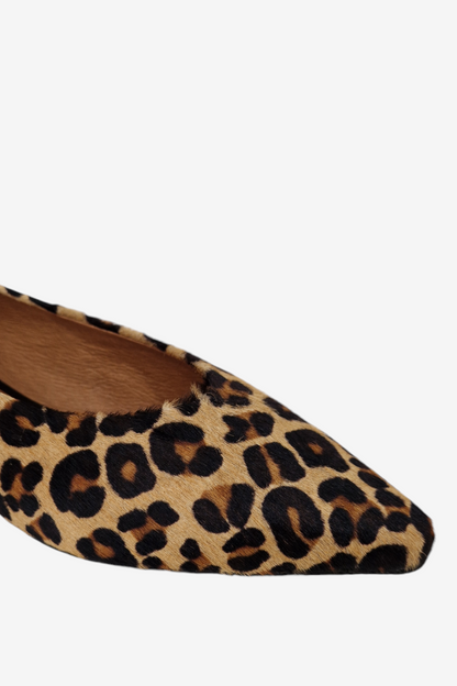 ANGEL ALARCON NAYUPE LEOPARD PONYHAIR PUMP