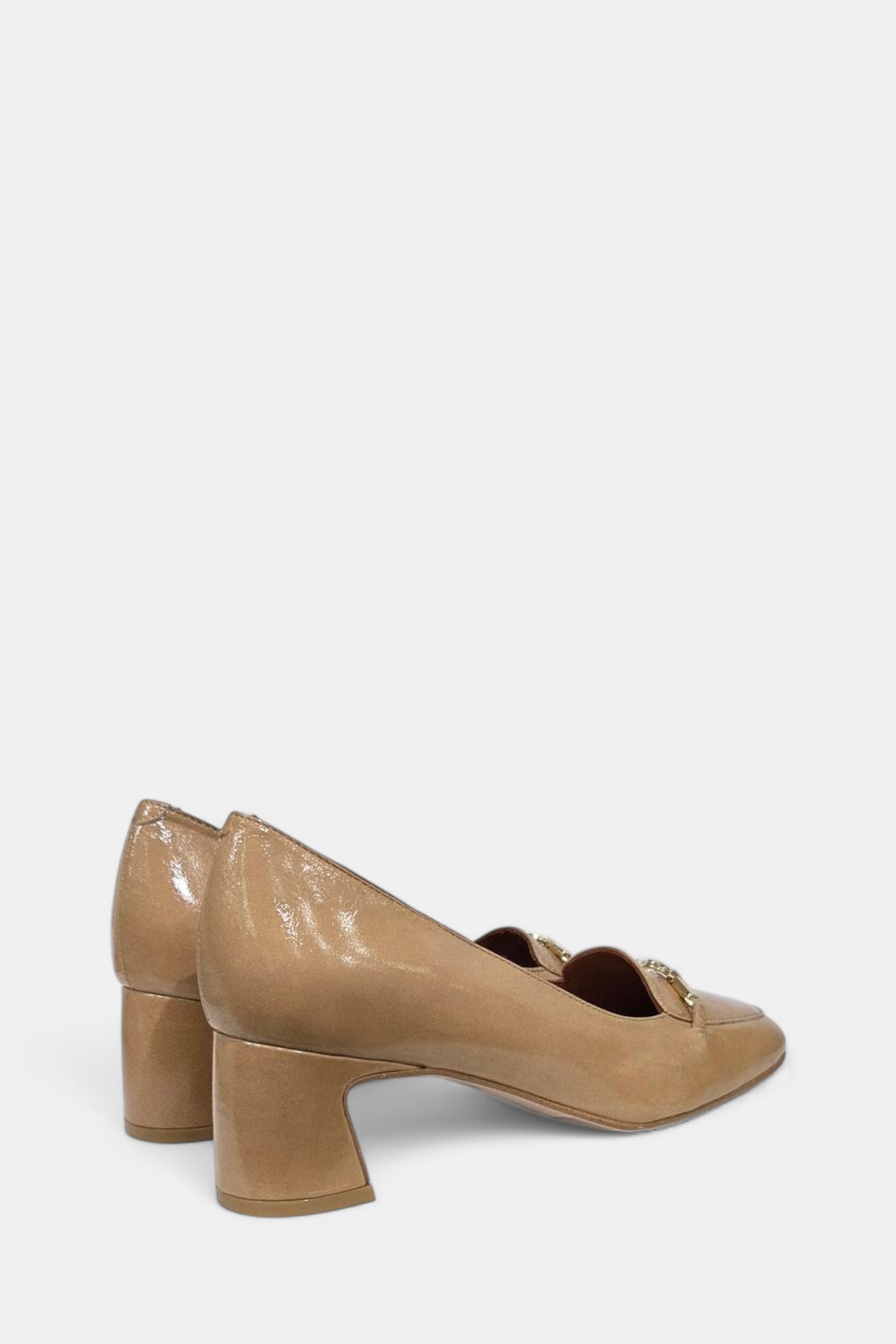 ANGEL ALARCON JULIE CAMEL HEELED LOAFER