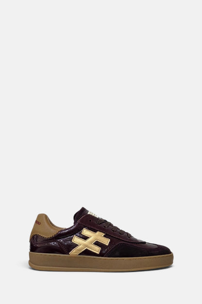 ANOTHER TREND BURGUNDY LEATHER TRAINER