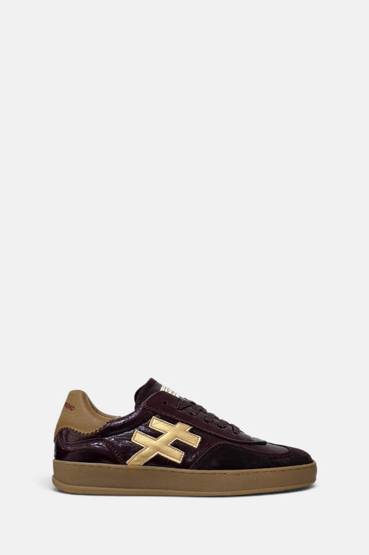 ANOTHER TREND BURGUNDY LEATHER TRAINER