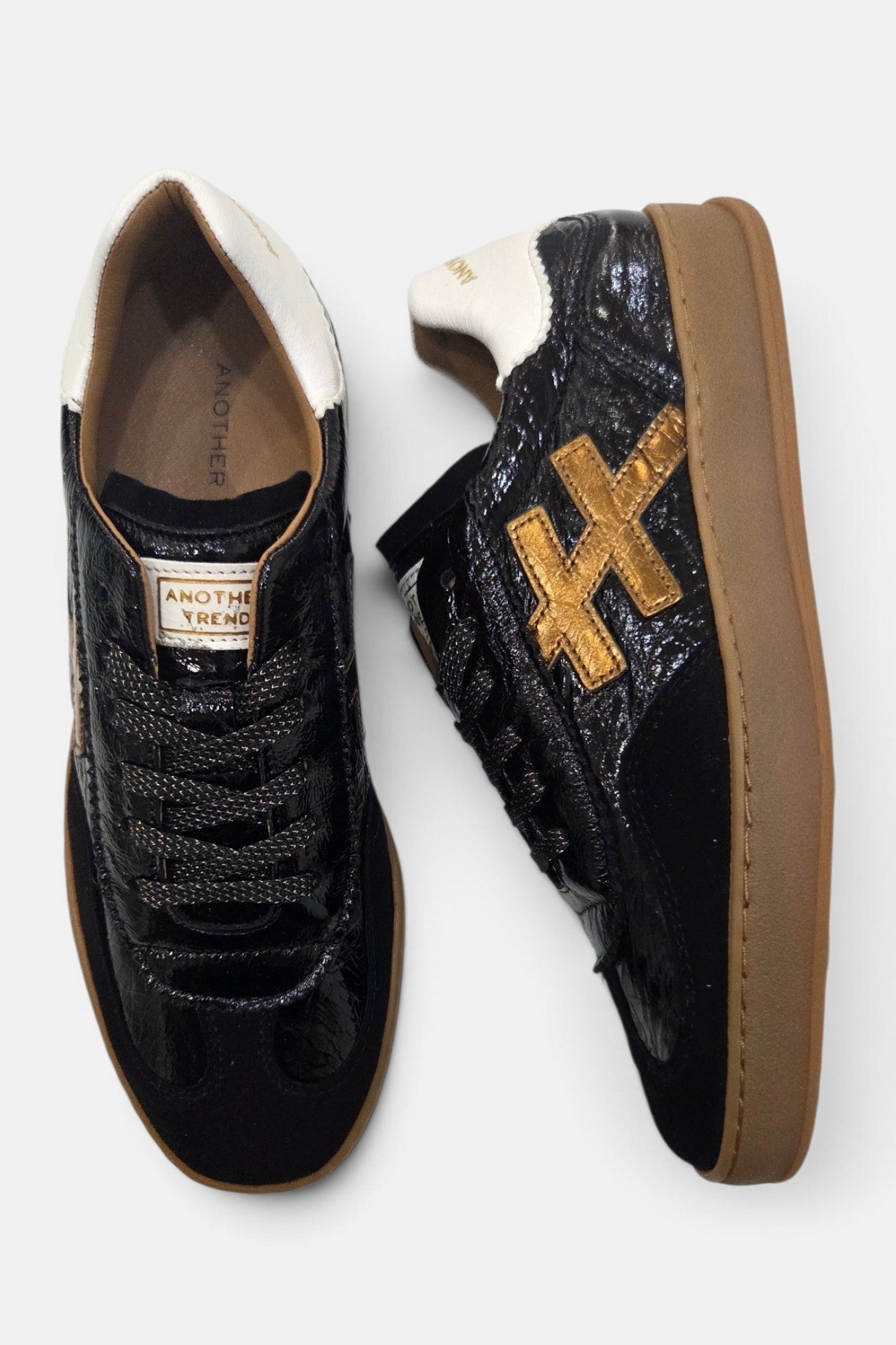 ANOTHER TREND BLACK TRAINERS