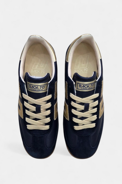 BACK70 NAVY/ GOLD JOGGER