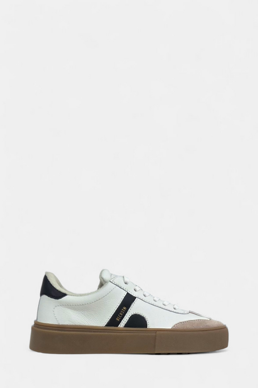 BLACKSTONE 280 WHITE LEATHER TRAINER
