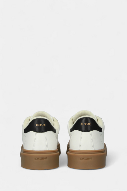 BLACKSTONE 280 WHITE LEATHER TRAINER