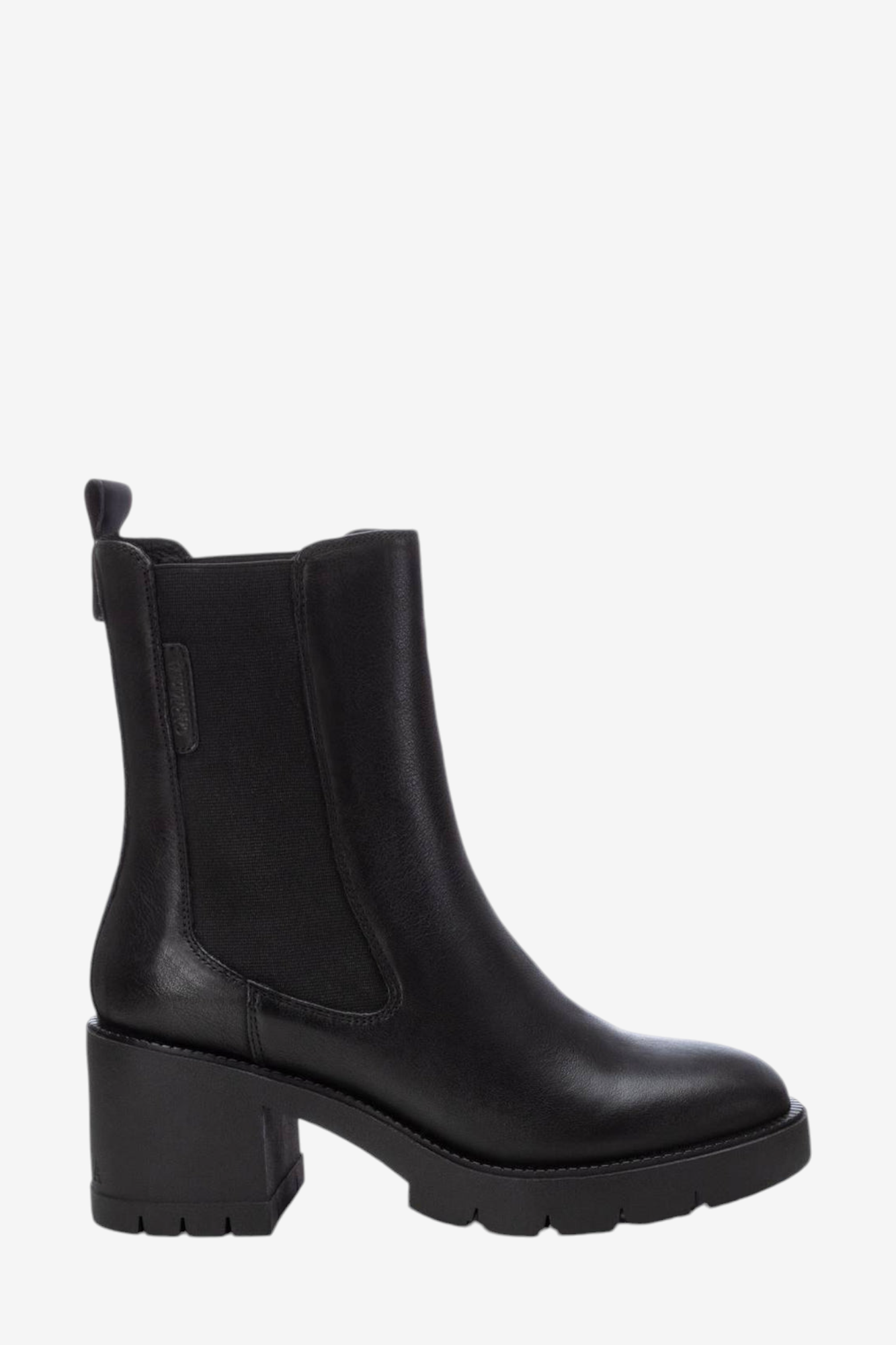 CARMELA 161902 BLACK LEATHER BHELSEA BOOT