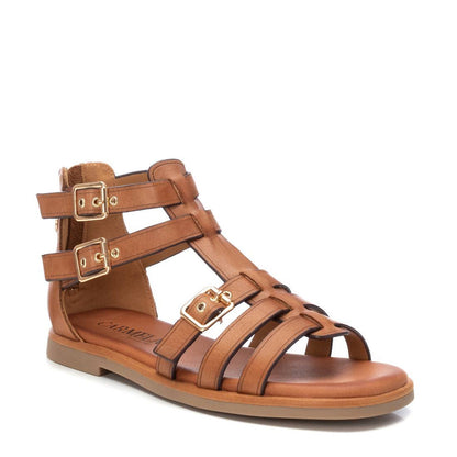 CARMELA 161397 TAN LEATHER GLADIATOR SANDAL