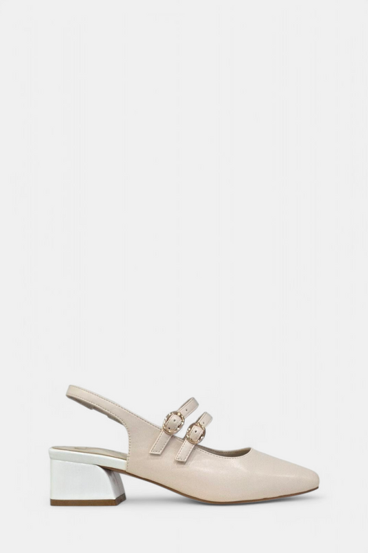 DANCING MATILDA NUDE HEELED PUMP