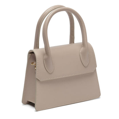 ELIE BEAUMONT DUO STONE LEATHER BAG