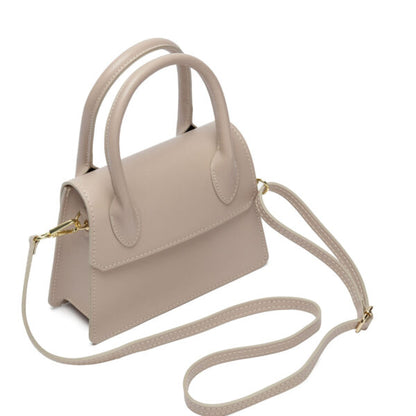 ELIE BEAUMONT DUO STONE LEATHER BAG
