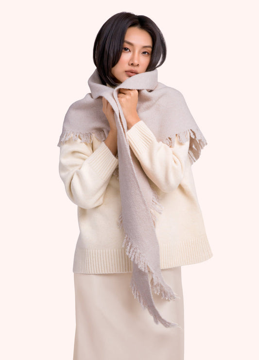 POWDER EMILY CREAM SHAWL SCARF