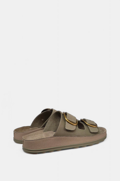 FANTASY SANDALS DESPOINA KHAKI SUEDE SANDAL