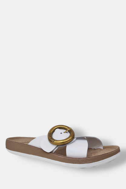 FANTASY SANDAL WHITE LEATHER SANDAL