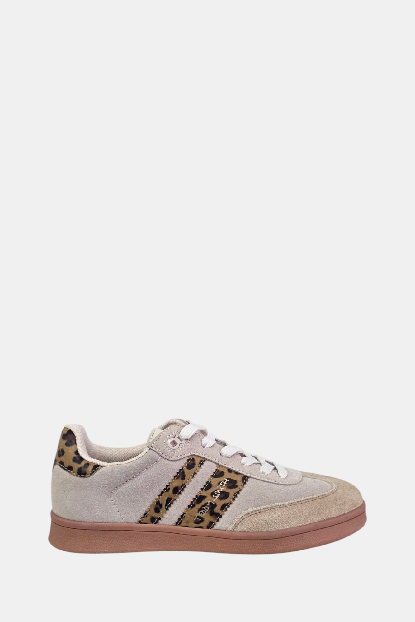 TEDDY SMITH BEIGE/LEOPARD TRAINERS