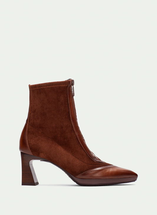 HISPANITAS SHOES HI254186 TAN LEATHER SUEDE SOCK BOOT