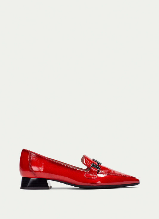 HISPANITAS 243700 RED PATENT LEATHER LOAFERS