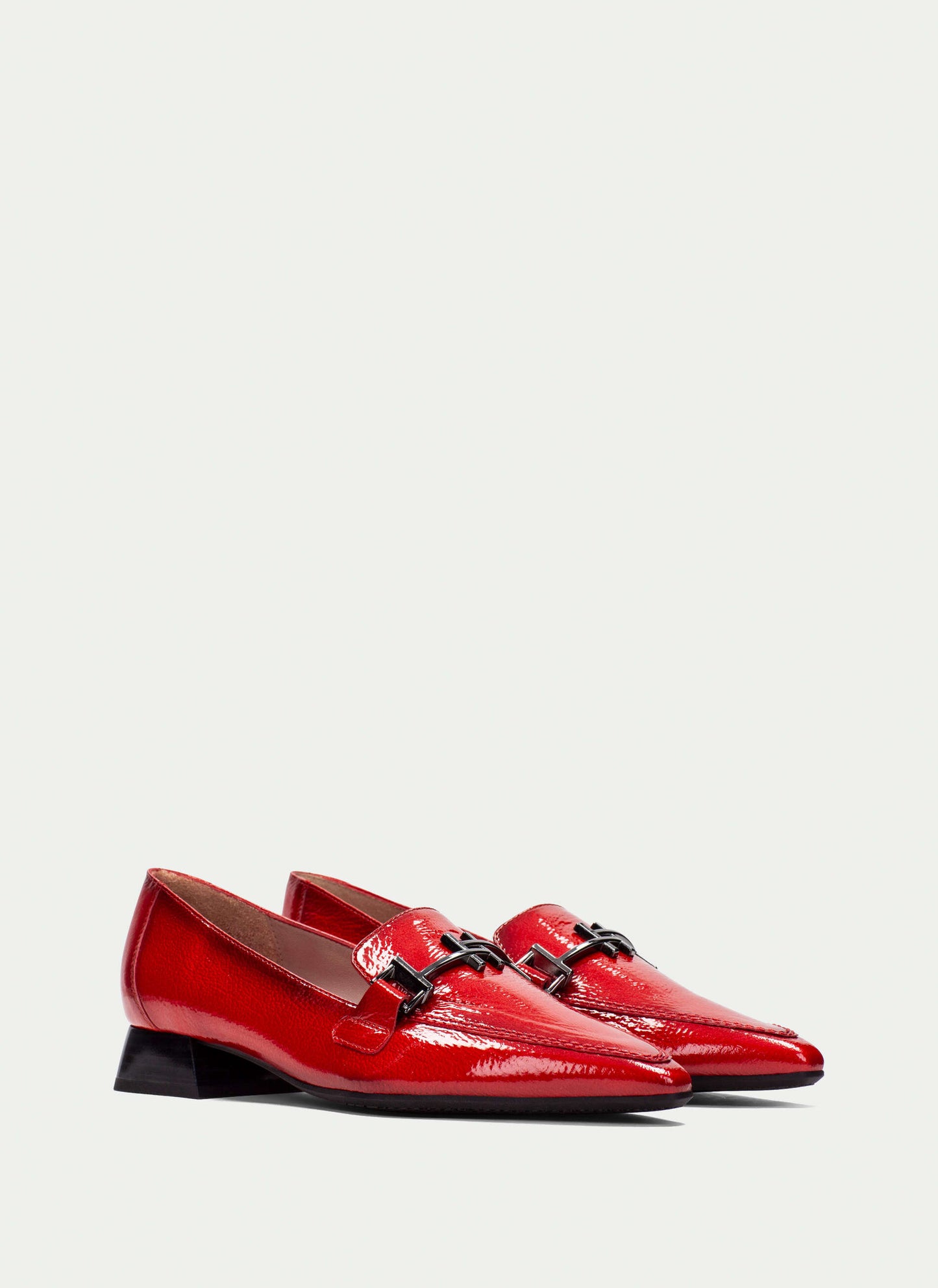 HISPANITAS 243700 RED PATENT LEATHER LOAFERS