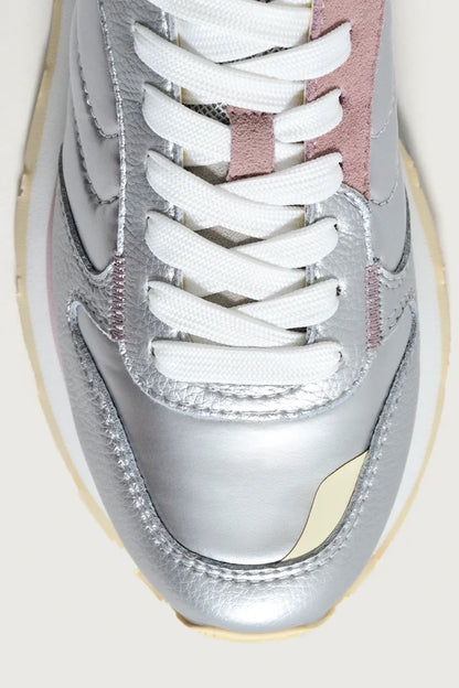 HOFF TIRYNS SILVER LEATHER TRAINER