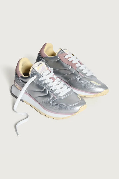 HOFF TIRYNS SILVER LEATHER TRAINER