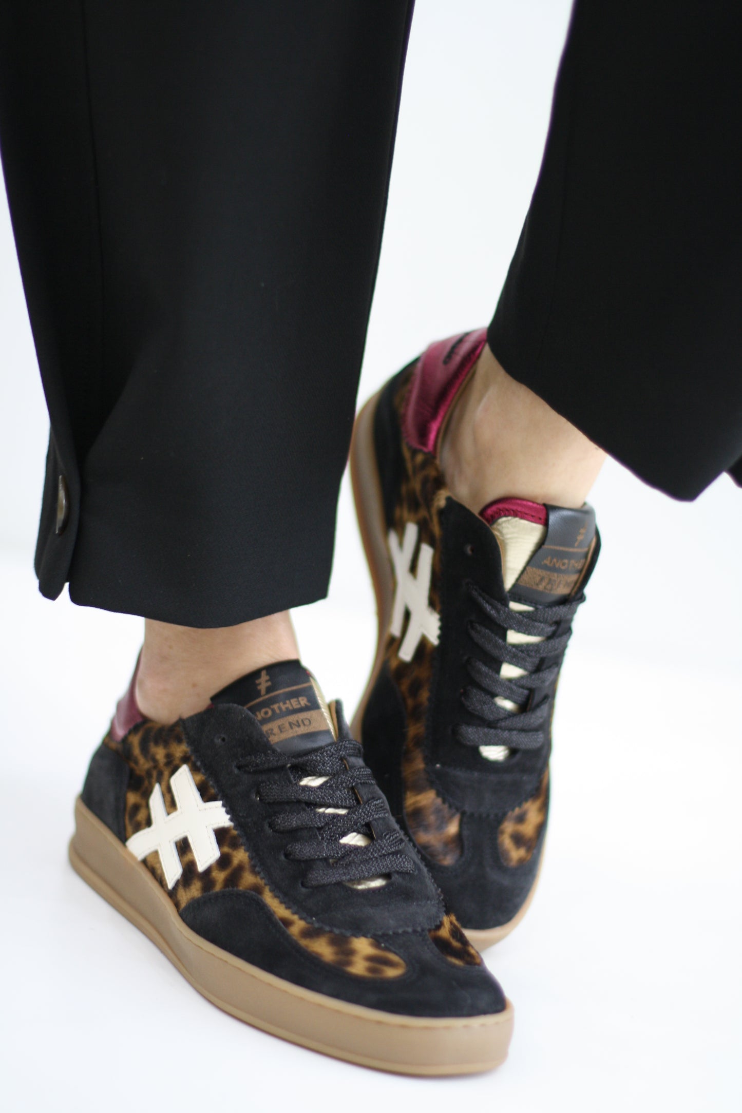 ANOTHER TREND LEOPARD PONYHAIR TRAINER