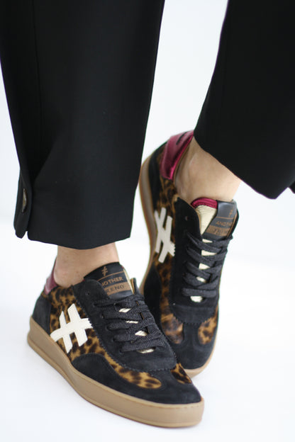 ANOTHER TREND LEOPARD PONYHAIR TRAINER
