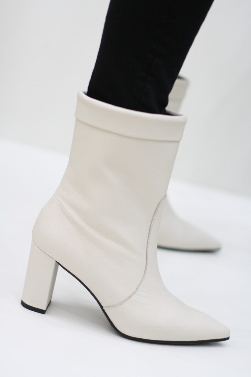 MARIAN 12605 WHITE LEATHER BOOT