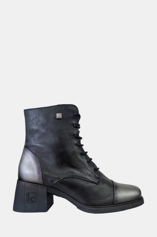 JOSE SAENZ 5435 PEWTER/BLACK LEATHER BOOT