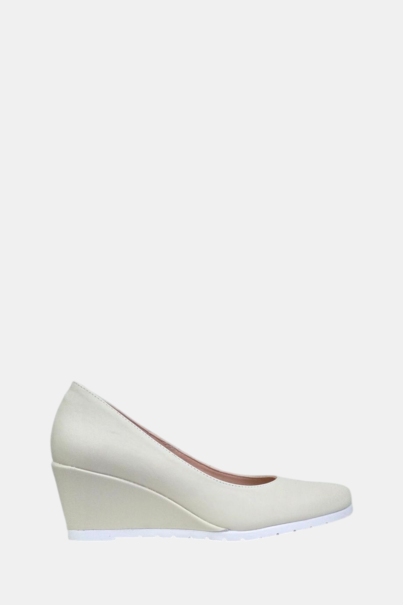 JOSE SAENZ 5000 IVORY LEATHER WEDGE