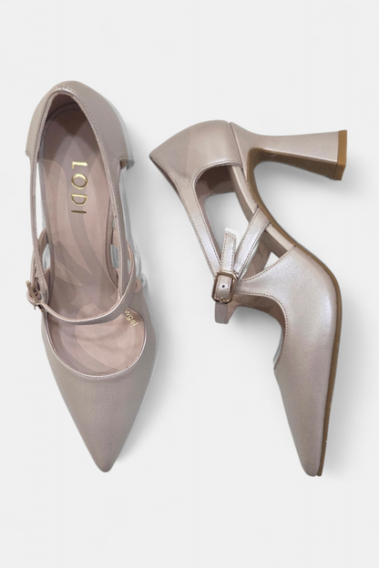 LODI RODENAS BLUSH LEATHER HEEL