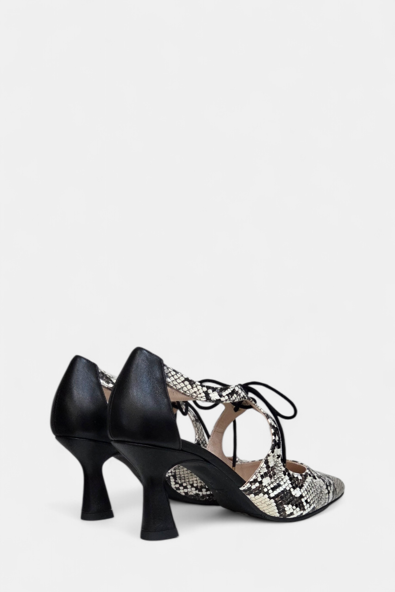 LODI GINOL SERPIENTE LEATHER HEEL