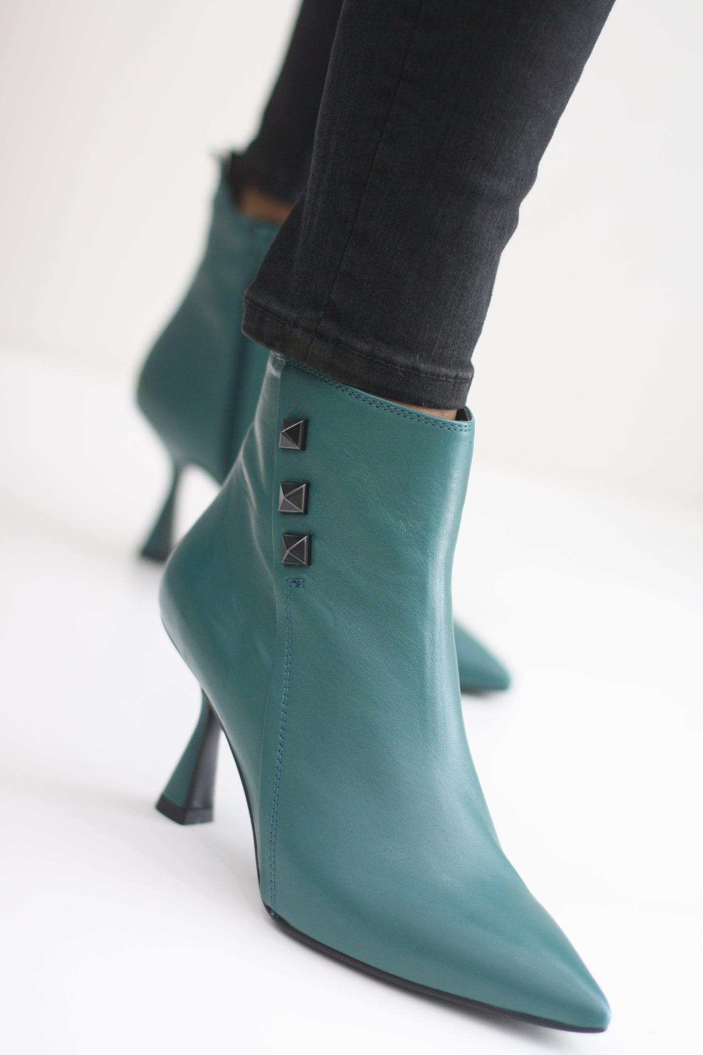 MARIAN 14806 GREEN LEATHER BOOT