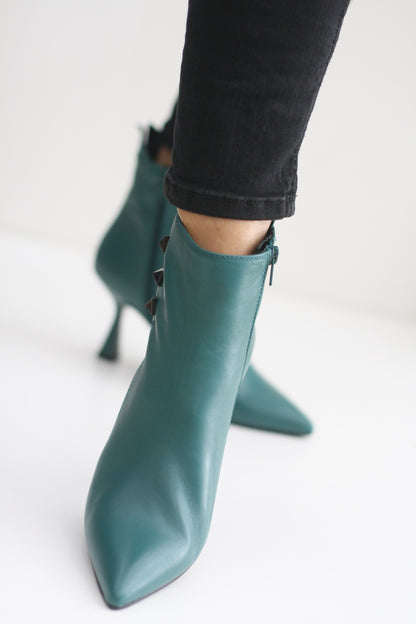 MARIAN 14806 GREEN LEATHER BOOT