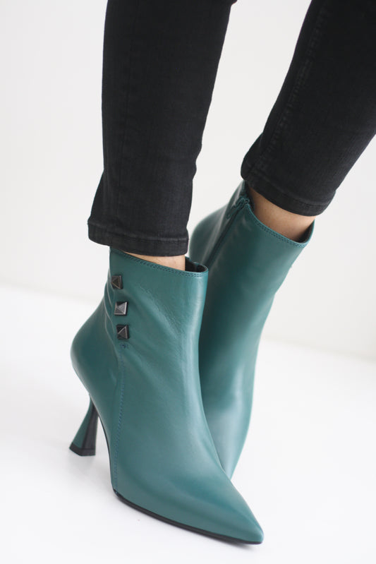 MARIAN 14806 GREEN LEATHER BOOT