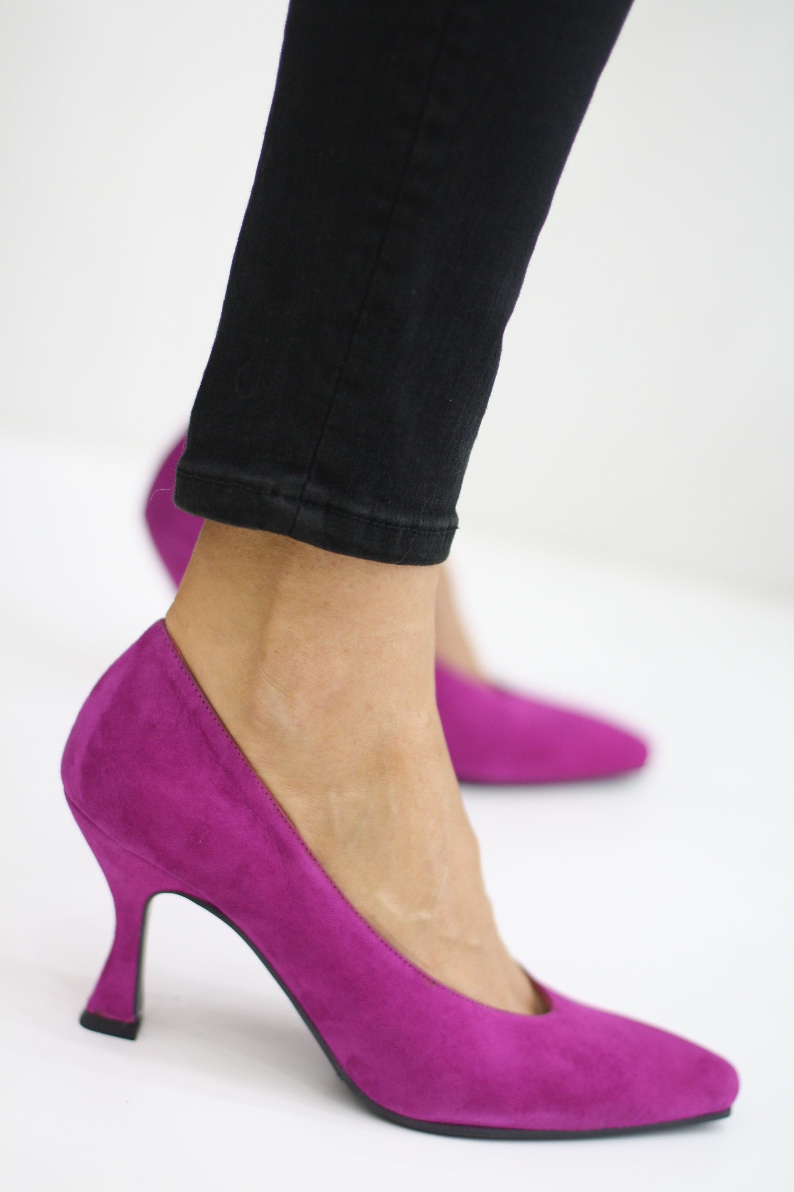 Magenta shoes heels hotsell