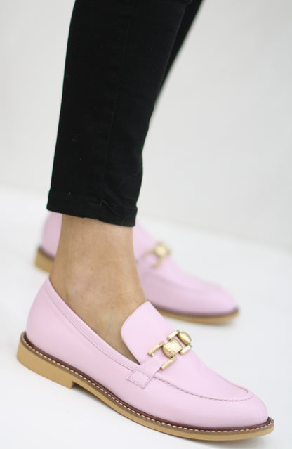 MARIAN 9906 BABY PINK LEATHER LOAFER