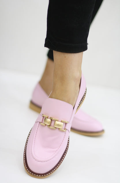 MARIAN 9906 BABY PINK LEATHER LOAFER